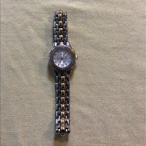 Anne Klein two tone watch